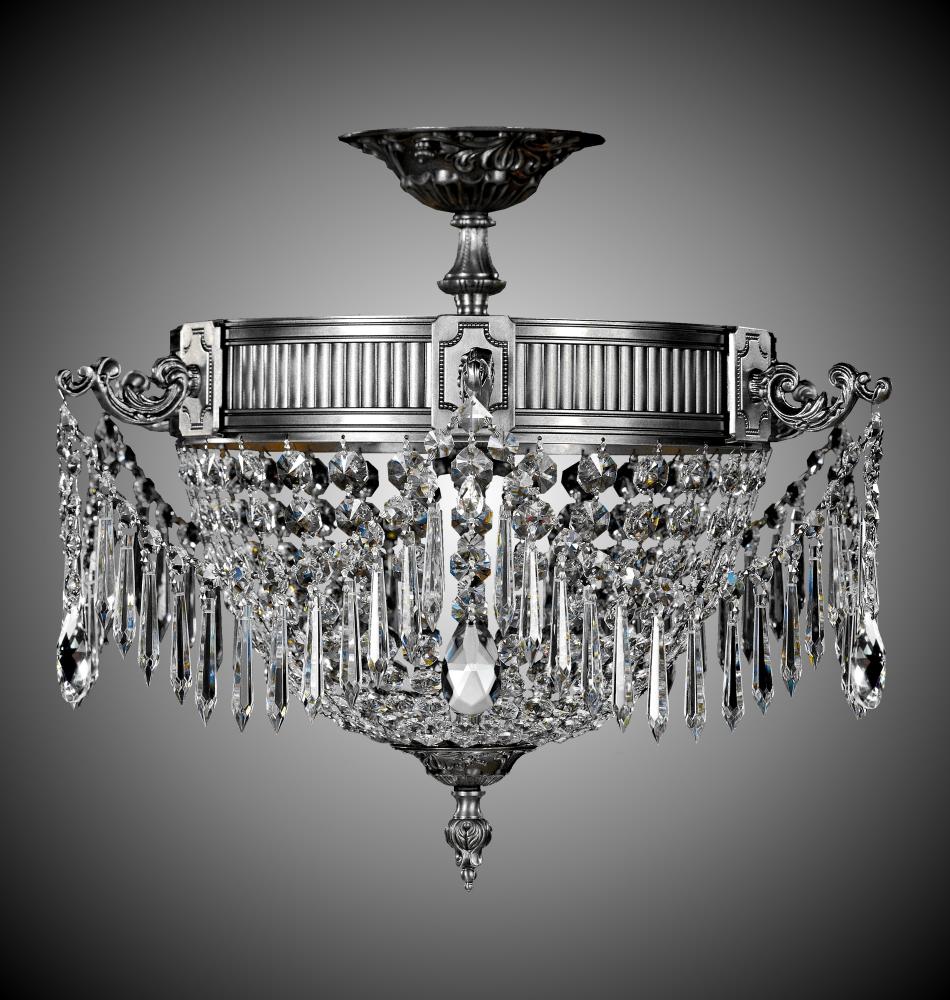 Three Light Flush Mount